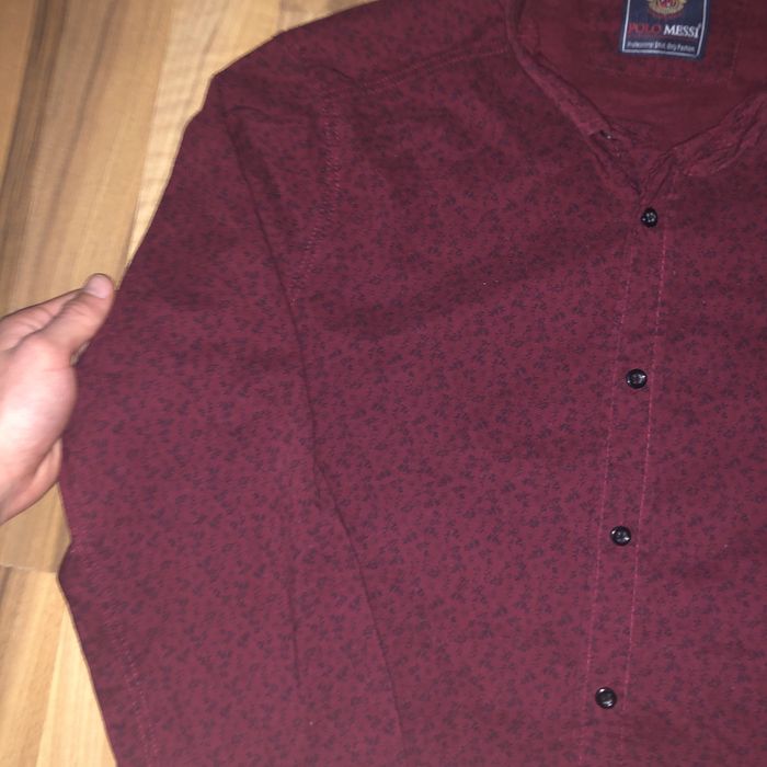 Camasa Barbati Polo DarkRed