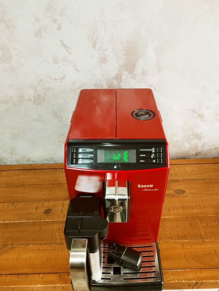 Aparat espressor cafea Saeco Minuto Cappuccino Red transport gratuit