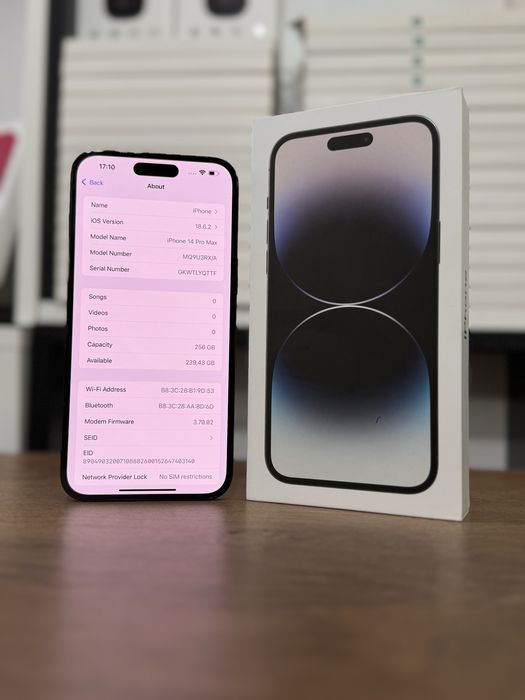 iPhone 14 Pro Max ca NOU 256 GB * Grand * Garantie 1 AN