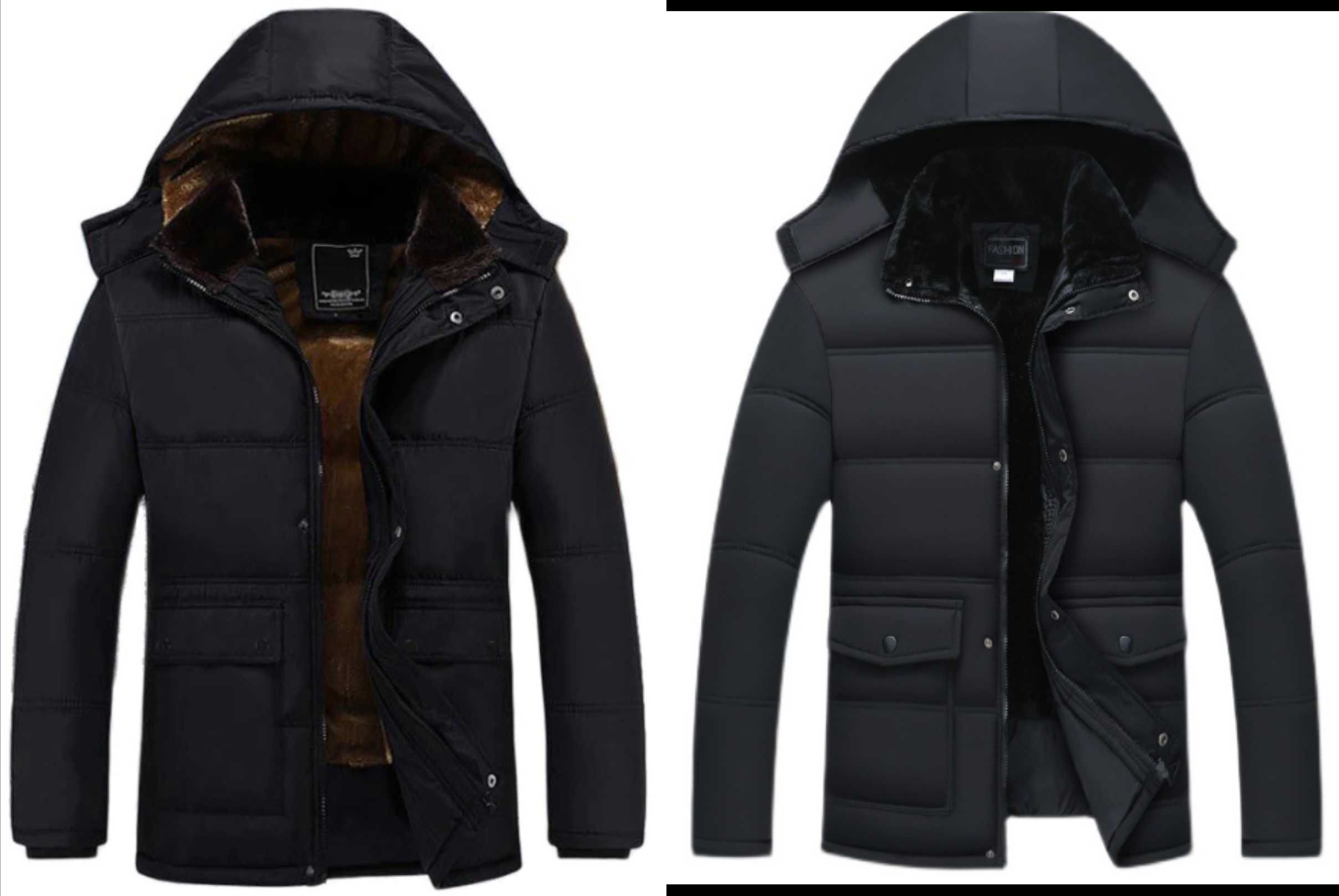 Новые мужские зимние куртки черного цвета 48, 50. 52, 54, 56
