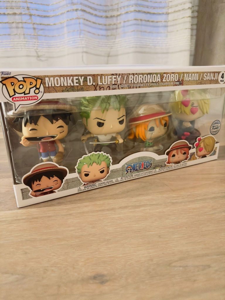 Vand set Funko Pop One Piece –  4 figurine: Luffy / Zoro / Nami / Sanj