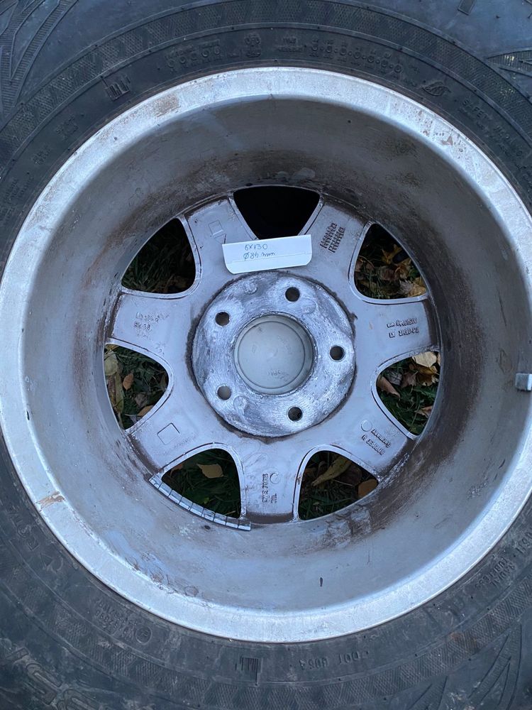 Jante aliaj 5x130 ssangyong Actyon Rextone cu anvelope iarna 235 70 16