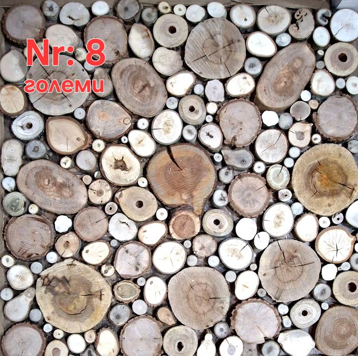 Дървени шайби за облицовка на стени