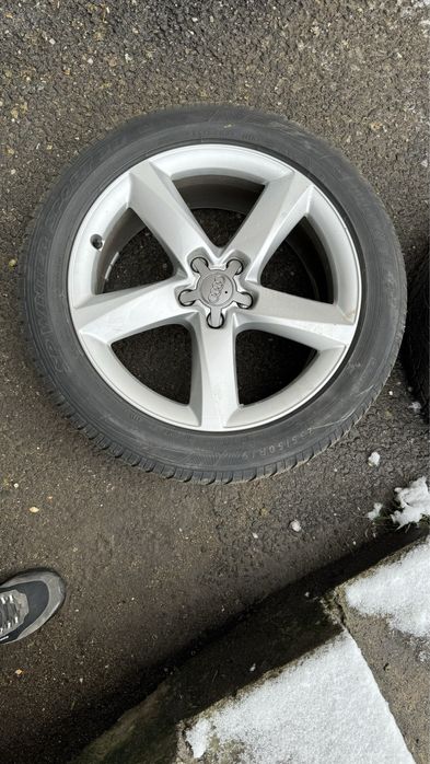 Jante Audi originale +anvelope IARNA 235/50/19