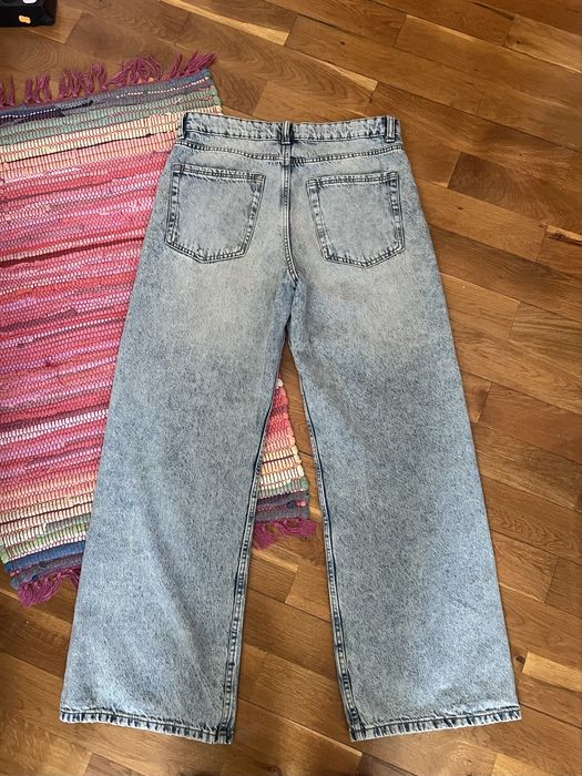 Bershka дънки с широк крачол