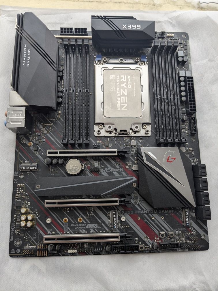Ryzen threadripper 1900x + плата