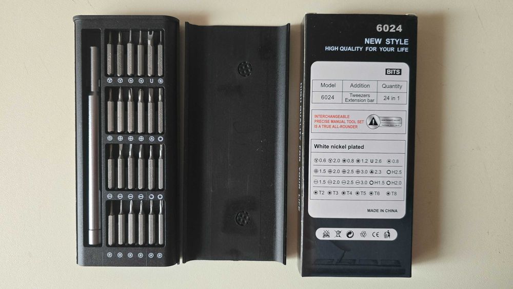 Set surubelnita de precizie 24+1 piese