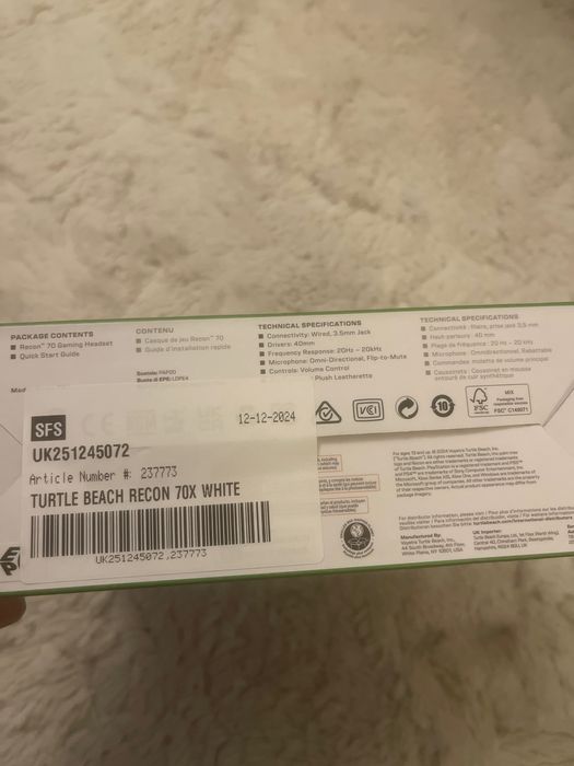 Геймърски слушалки Turtle Beach Recon 70