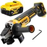 Акумулаторен  ъглошлайф Dewalt DCG405N 18 V + DCB184 - батерия 5 Ah