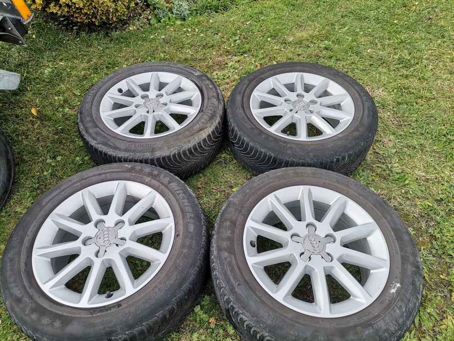 Jante Audi 5*112/66,6B+cauciucuri 225/55/16