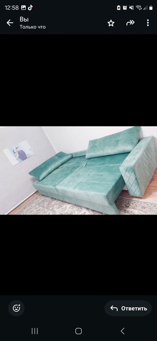 Продаю удобный и стильный диван в оттенке тёмного хаки!

Продаём наш л