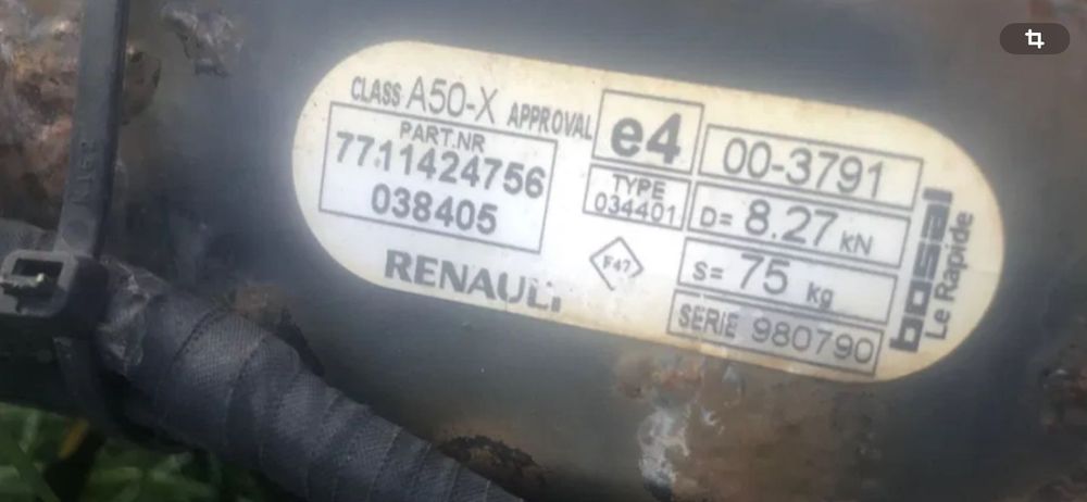 Cârlig/ remorcă Renault Grand Scenic 2009-2016