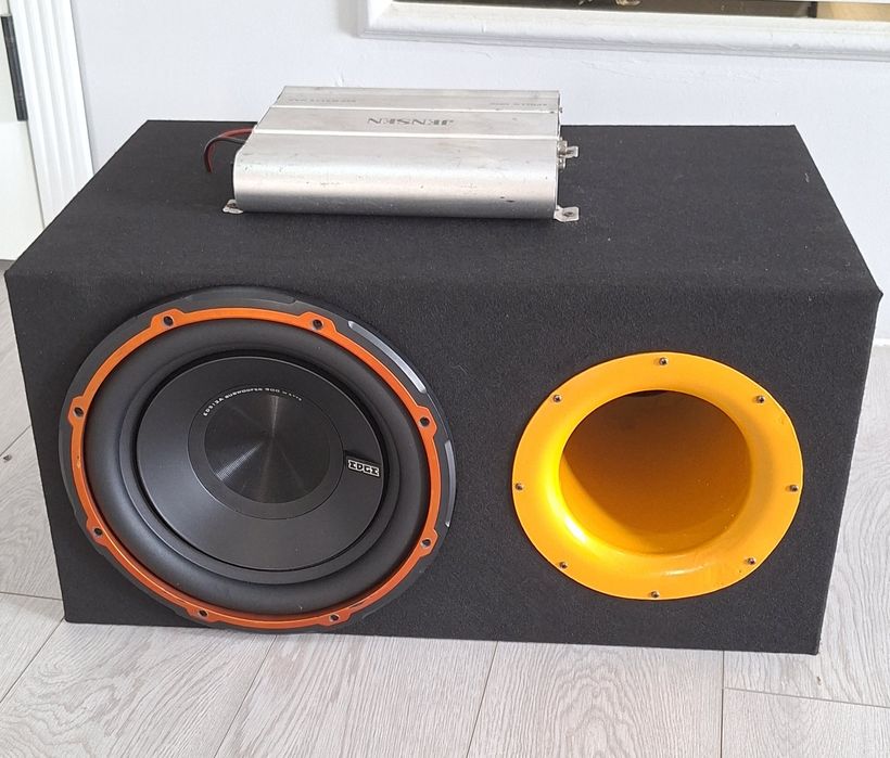 Сабвуфер буфер EDGE 12 дюйм 30см с усилком качает отлично продам