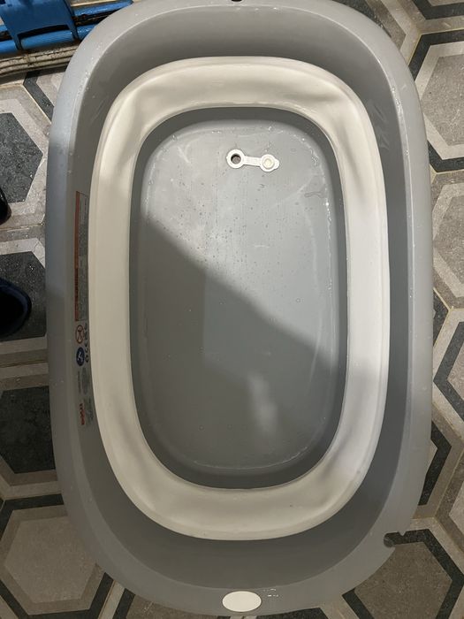 Сгъваема вана с оттичане