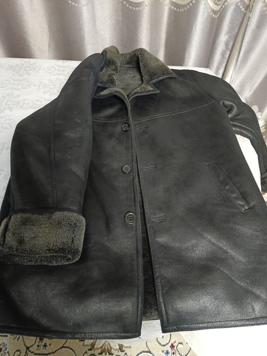 Дублёнка мужская натуралка состояние идеальное без потёртостей
