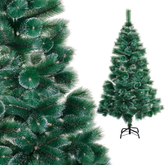 Коледна елха със заснежени връхчета изкуствена