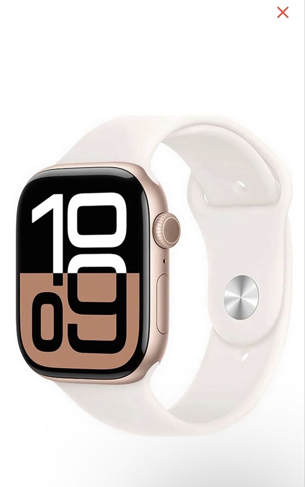 Смарт-часы Apple Watch Series 10 S/M 42 мм золотистый-белый