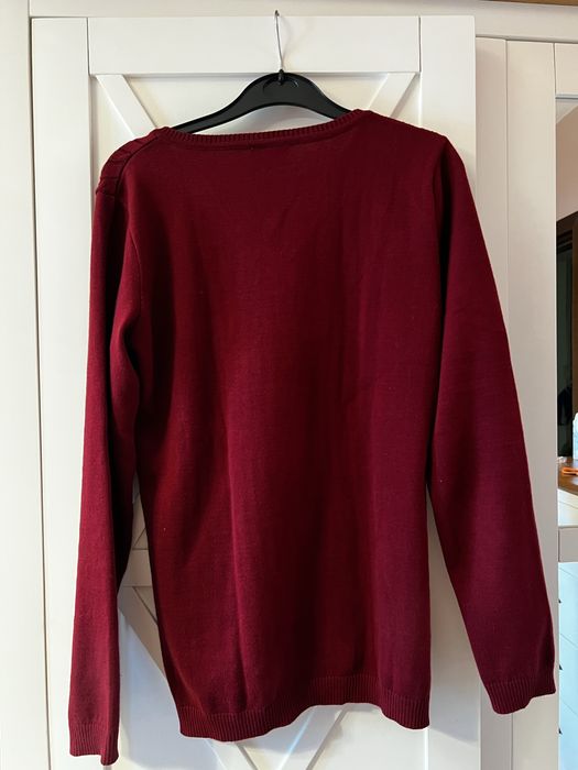Pulover US POLO ASSN burgundy