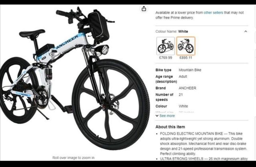 Bicicleta electrica full suspension