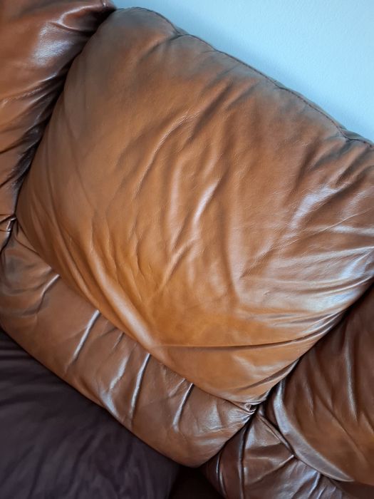 Super oferta, super preț!! Canapea  si fotolii din piele Mobexpert