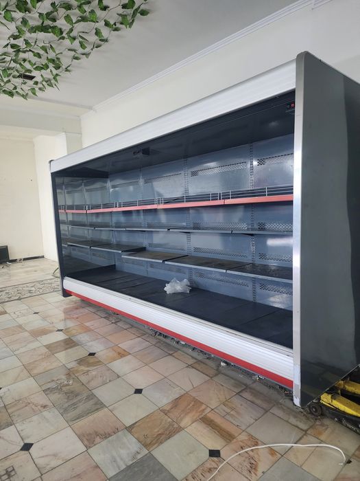 Stilaj vitrina xolodelnik avtomat kassa elektron tarozi