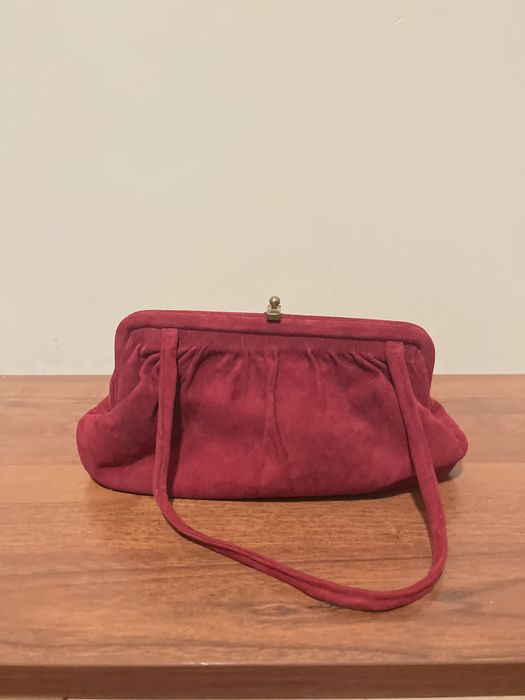 Малка чанта цвят Бордо