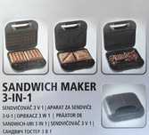 SANDWICH MAKER 3 in Switchon Germania 750 W NOU - 130 Lei