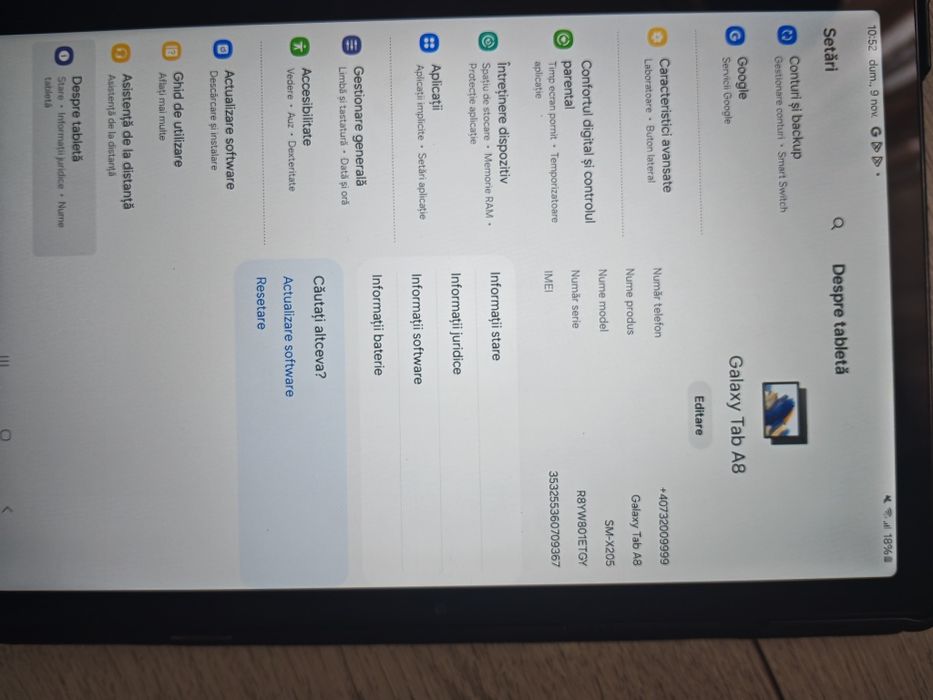 Samsung Tab A8 32 gb