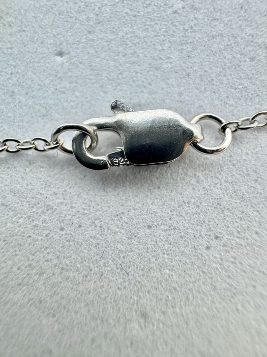 Сребърно колие с мойсанит (Диамант) 5 карата