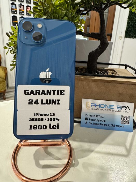 iPhone 13 128Gb IMPECABIL 100% - Din magazin,cu garantie! RATE TBI !