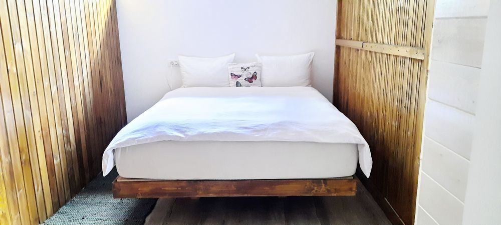 Cadru pat plutitor lemn masiv