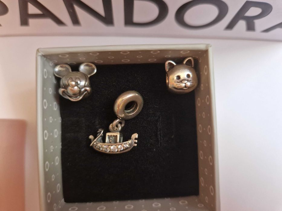 Pandora Сребърни талисмани - 3 броя