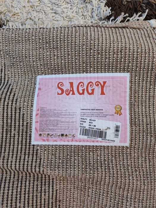 Covor Shaggy pt living dormitor