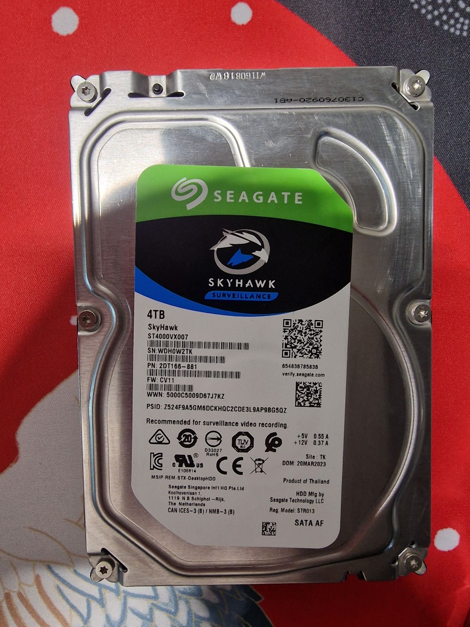 HDD Seagate Skyhawk 4tb