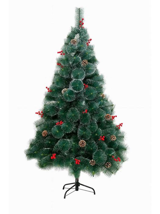 Елка новогодняя с шишками и ягодами “Новогоднее настроение”