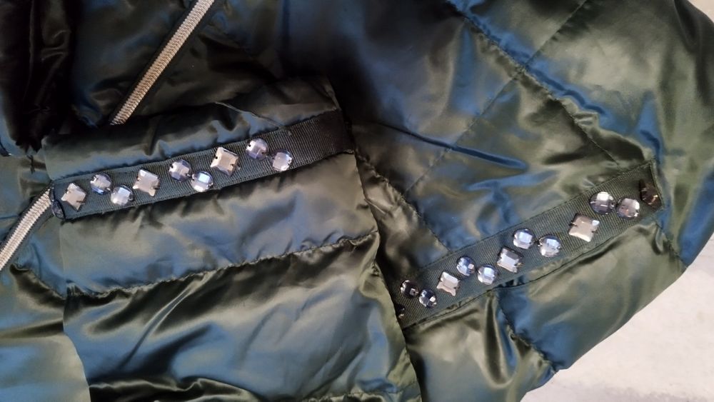 Зелено женско яке