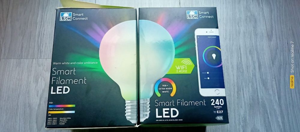 LSC Smart Connect Smart filament bulb смарт крушки стъклени