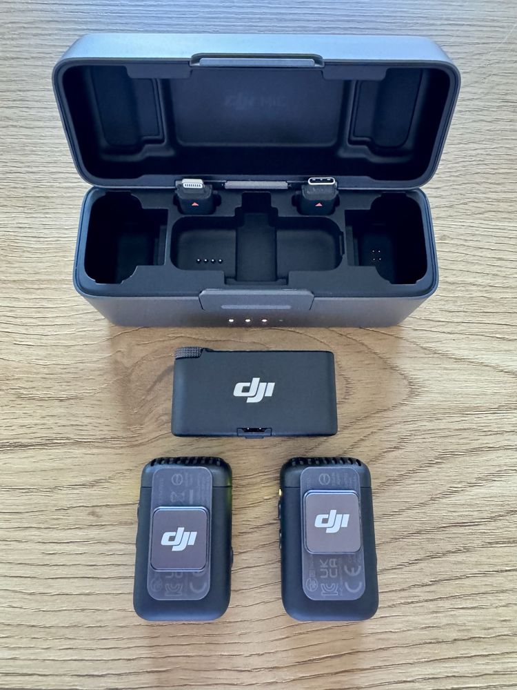 DJI Mic 2 Безжичен Микрофон Комплект (2 TX + 1 RX + Charging Case)