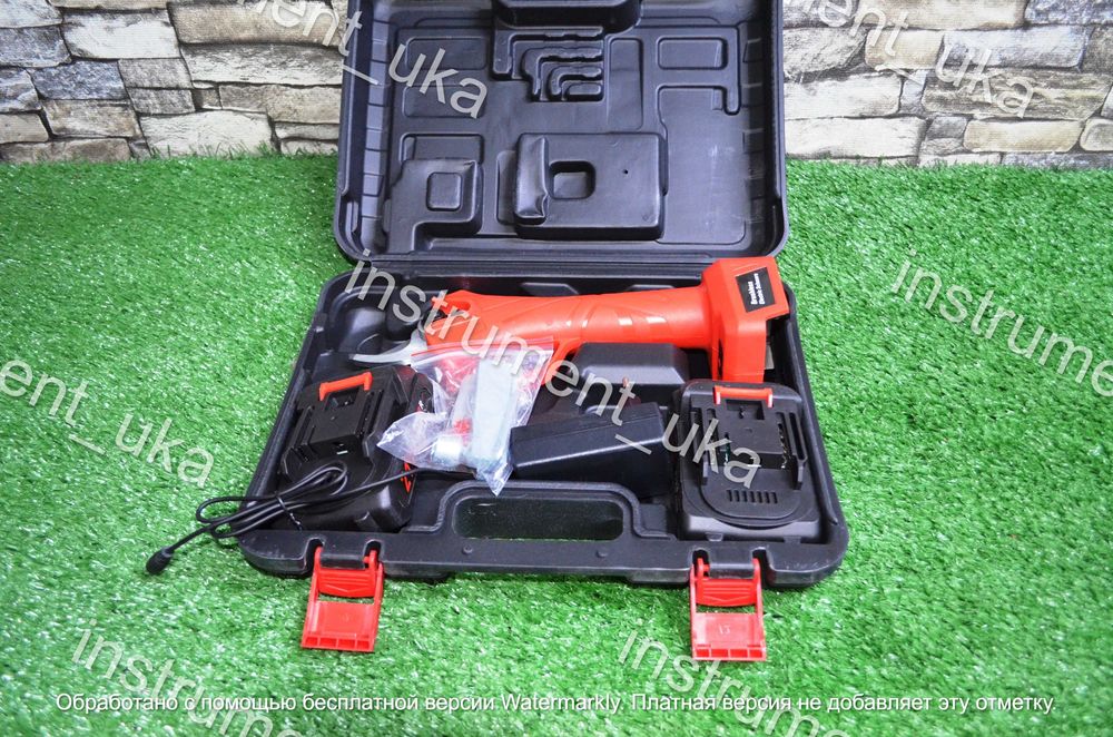 Секатор на аккумуляторе 21в. 12/20мм.