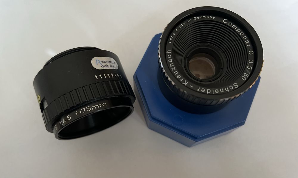 Obiective pentru foto( aparat de marit) Rodenstock si Schneider