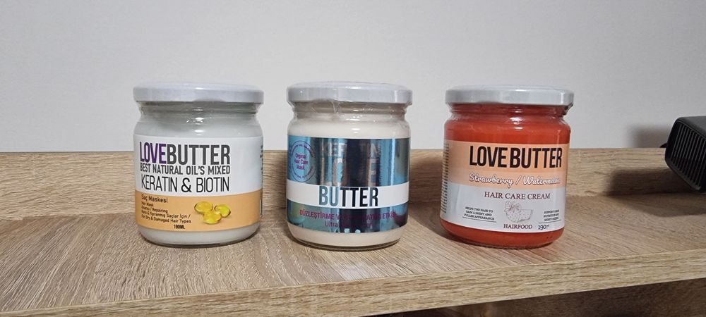 Love Butter Șampon & Masca de par, NOU si Unt de Corp FRUIT BUTTER