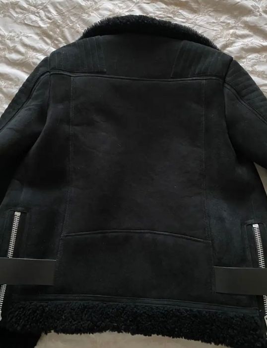 Urgent ! Ultimul preț ! Geaca piele întoarsă aviator all saints