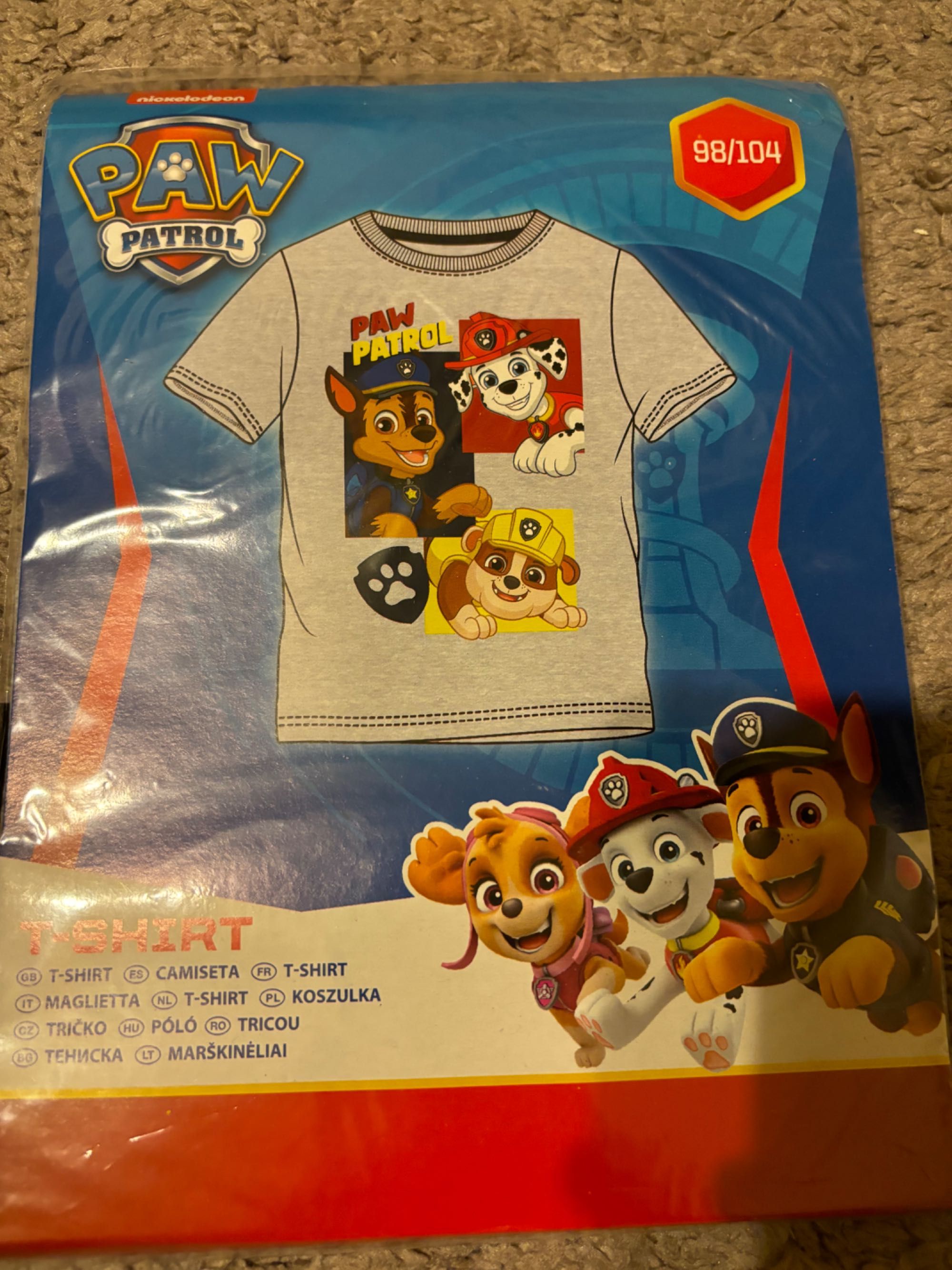 Нови Детски тениски с пес патрул