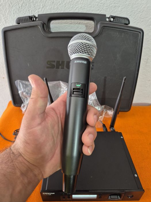 Shure GLXD4R cu SM58 Profesionale wirless
