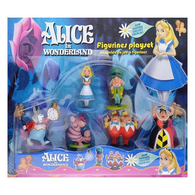 Set cu 6 Figurine Alice In Tara Minunilor NOU