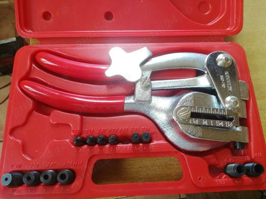 Clește găurit tablă,piele,alte materiale KENNEDY PowerPunchKit PPK2812