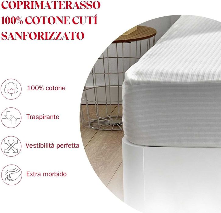 Husă de protecție pentru saltea Pikolin Home – 160 x 190/200 cm, albă