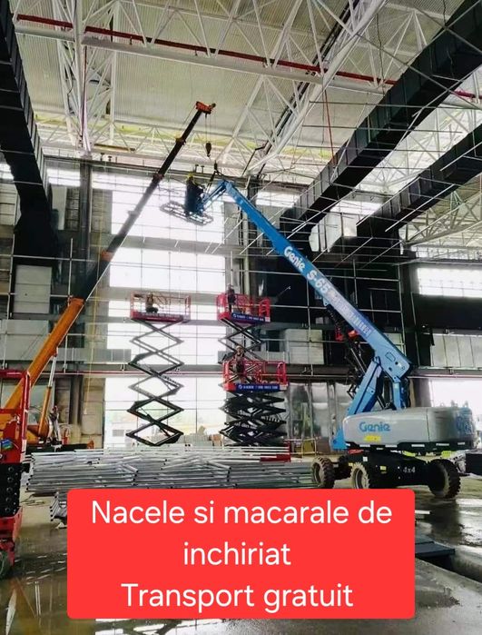 De inchiriat Nacele și camion cu macara de inchiriat