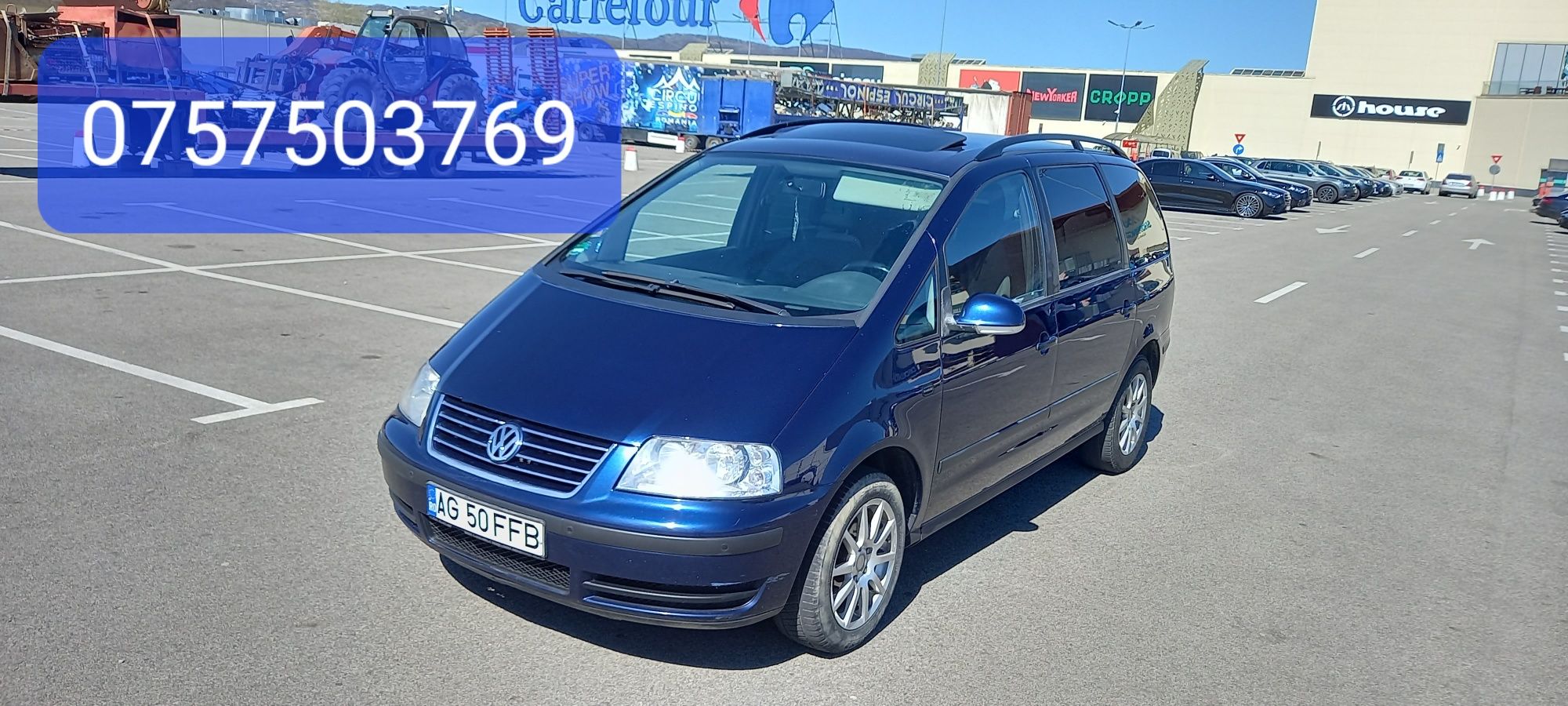 Volkswagen Sharan 2.0Tdi 7locuri klima, navi