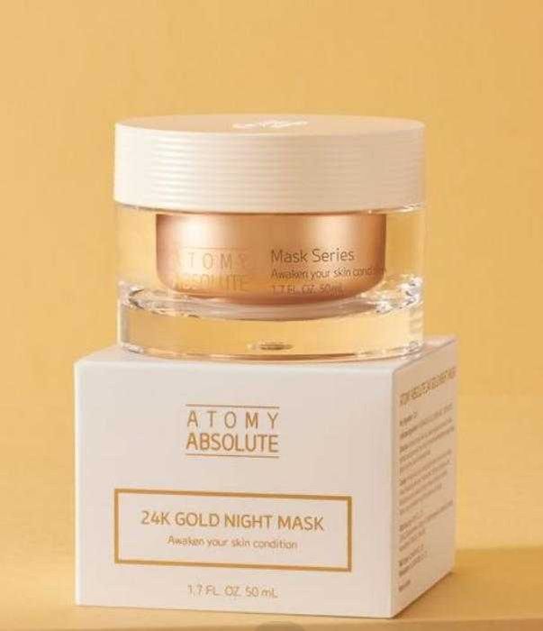 Masca de noapte cu aur de 24K Atomy 50 ml